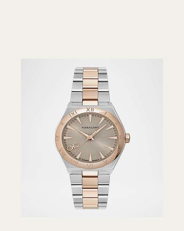 Vega Upper East 28MM Two Tone Bracelet Watch